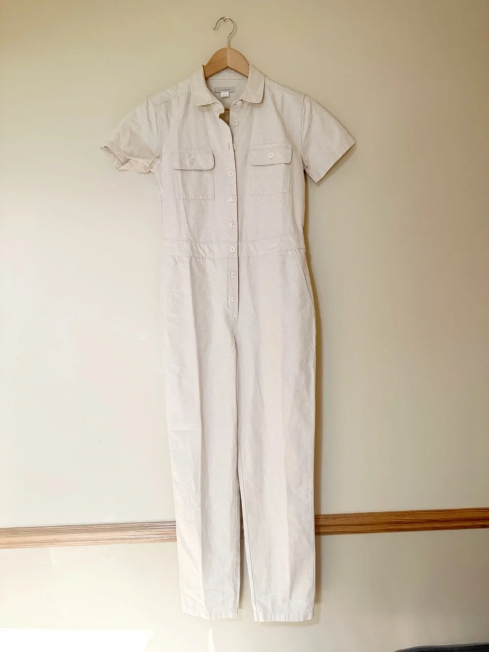 OUTERKNOWN S.E.A Jumpsuit Utility Coveralls Jumpsuit in Natural Size XSmall